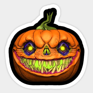 Halloween - Jack Lantern - Pumpkin Sticker